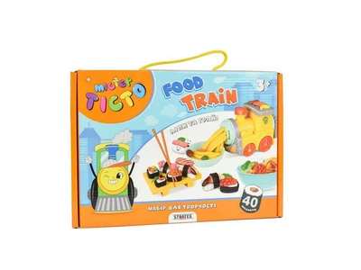 Набір для творчості STRATEG Містер тісто Food Train українською мовою 41027