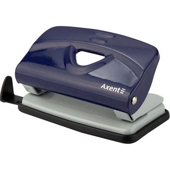 Дырокол Axent Exakt 10 листов 6 мм синий (3910-02-A)