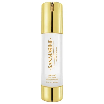 Крем для обличчя зі стовбуровими клітинами яблука Sanmarine Face Cream With Apple Stem Cells 50 мл