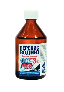 Перекис водню 3% р-н 100мл O.L.KAR.