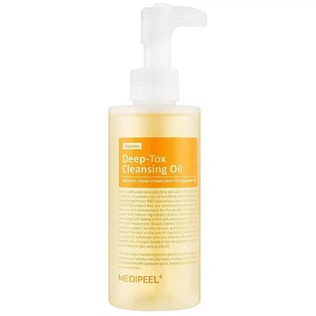 Гідрофільна олія для обличчя з вітамінами та ліпосомами Medi Peel Vegan Vitamin Deep-Tox Cleansing Oil 200 мл (8809941821048)