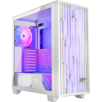 Корпус Modecom VOLCANO PERUN APEX ARGB 4x140мм/USB 3.0x2+TYPE-C/без БП/ATX/MIDI White (AT-PERUN-4F-ARGB-20-00000)