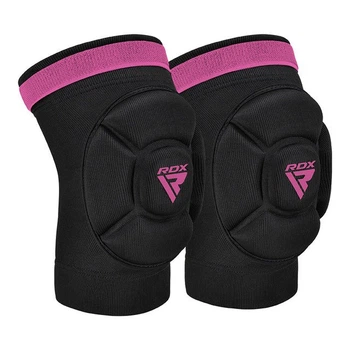 Наколенники спортивные RDX HOSIERY KNEE FOAM K5 для волейбола и ММА пара S черные розовые(PP_D0895F10BEB9)