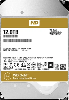 Жесткий диск Western Digital Gold 12TB 7200rpm 256MB WD121KRYZ 3.5" SATA III