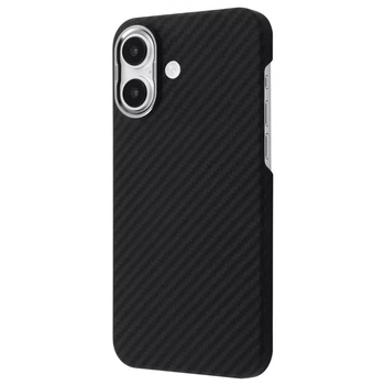 Чохол карбоновий тонкий Proove Carbon Kevlar Slim with MagSafe для Apple iPhone 16 Black