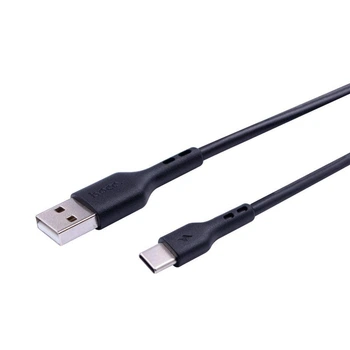 USB кабель с разъемом Type-C Hoco Essential Long 8mm (3A, 1m) Black