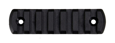 Планка DLG Tactical (DLG-111) для M-LOK, профиль Picatinny/Weaver (7 слотов) черная