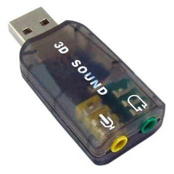 Адаптер USB 3D sound 5.1 звуковая карта USB-SoundCard 2.0 виртуальный surround 5.1 DSP