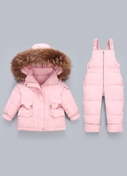 Детский зимний костюм (куртка, полукомбинезон) Motex 98см розовый KY281