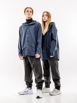 Куртка унисекс Rains Jackets Темно-серый S/M (7d1201-Slate S/M)