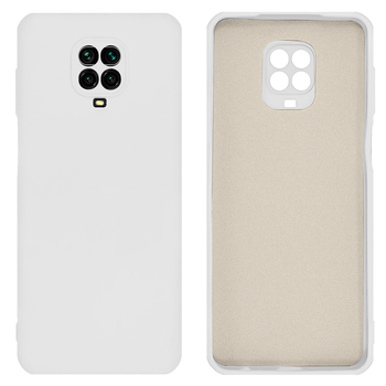Чохол Silicone case Camera Protective Xiaomi Redmi Note 9 Pro (09) білий White