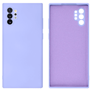 Чохол Silicone case Camera Protective Samsung Note 10 Plus (13) ліловий Lilac