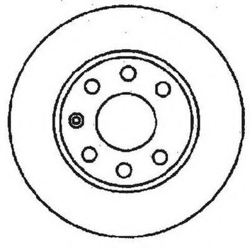 Диск тормозной DAEWOO LANOS R13 передн. (пр-во Jurid) 561248JC C.I.U Jurid (561248JC)