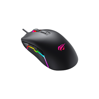 Игровая мышь проводная HAVIT HV-MS1010 USB Black с функцией RGB-подсветка