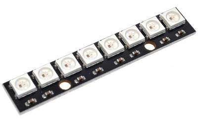 RGB 8-битный светодиодный модуль WS2812B 5050, черная плата