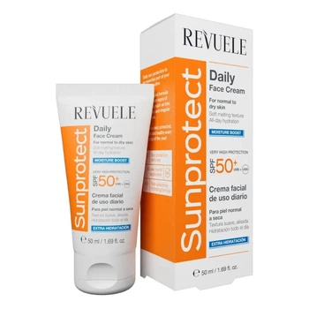 Крем солнцезащитный для лица и тела REVUELE Sunprotect Extra Hidratacion SPF50, 50 мл