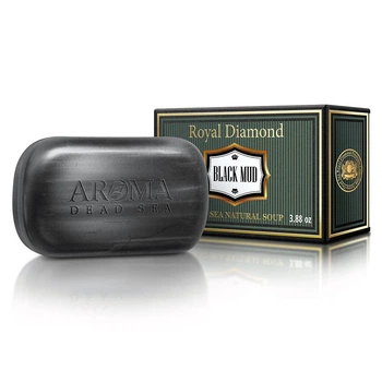 Натуральное черное грязевое мыло Aroma Dead Sea 110 г