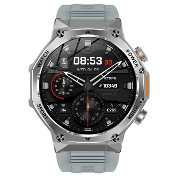 Смарт-годинник UWatch Surf X Pro Silver Grey з GPS дисплей 1.8" з двома ремінцями
