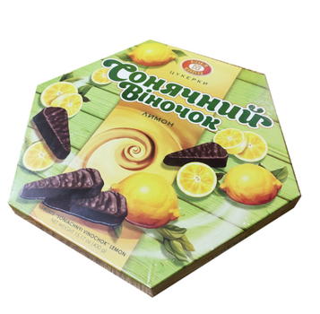 Конфеты Солнечный веночек со вкусом лимона в коробке 430 г