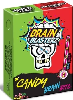 Кислые конфеты-драже Brain Blasterz Sour Candy Bitz Apple Strawberry 55г