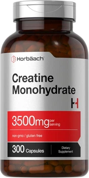 Добавка премиум-класса креатин Horbäach Creatine Monohydrate 300 капсул