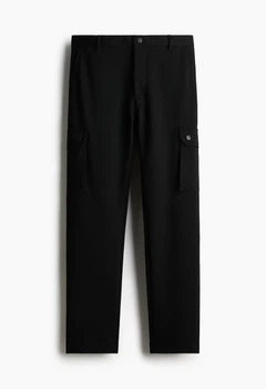 Чоловічі штани карго Slim Fit H&M (58104) L Чорні
