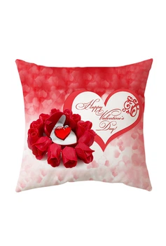 Подушка День святого Валентина Valentine's Day двухсторонняя 40х40 см (p0820)