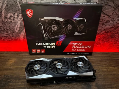 Видеокарта RX 6800 16GB MSI GAMING X TRIO GDDR6 (Radeon RX 6800 GAMING X TRIO 16G) Б/У