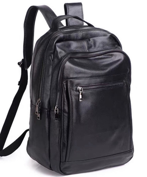 Рюкзак для ноутбука та поїздок шкіряний Tiding Bag B2-1357A Чорний 28 х 42 х 18 см