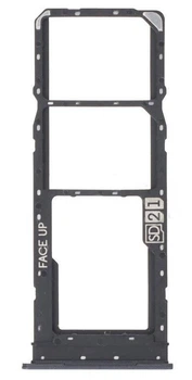 Держатель Sim-карты и карты памяти Motorola XT2331 Moto G13 /XT2333 Moto G23 чёрный Matte Charcoal на две Sim-карты High Copy