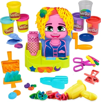 Игровой набор для лепки пластилин Play-Doh Салон причесок (F8807)