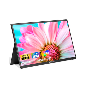 Портативний монітор Arzopa A1 Gamut Slim black 14" 1920x1080 60 Гц - (компактний)