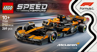 Конструктор LEGO Speed Champions Автомобиль для гонок McLaren F1 Team MCL38 269 деталей (77251)