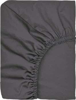 Простирадло на гумці Good-Dream сатин Grey 120x200 (GDSGSHEETF120200)