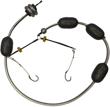 Донный монтаж на толстолоба Silver Carp 2 крючка (SC12325)