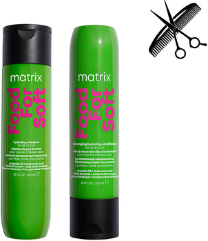 Професійний набір Matrix Food For Soft Шампунь для зволоження волосся 300 мл + Кондиціонер 300 мл (3474637141936/3474637141929/3474637142360)