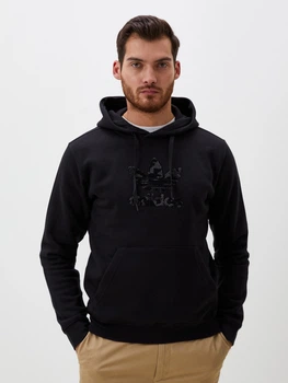 Худи мужское Adidas Originals Camo Hooded Che IZ2522 S Черное (4067894584296)