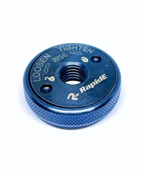 Гайка RapidE RED POINT швидкозатискна для КШМ(болгарка) M14 для дисків 115-230 мм ЧОРНА (НФ-00002927)