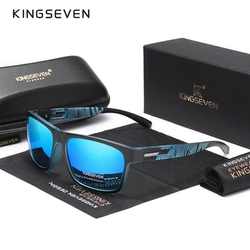 Мужские поляризационные солнцезащитные очки KINGSEVEN N770 Mirror Blue