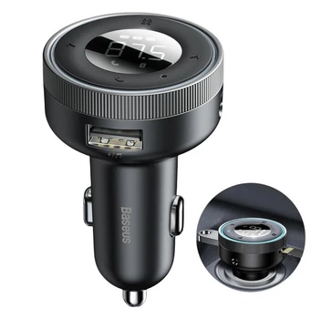 FM-модулятор Baseus Enjoy Car Wireless MP3 Charger Black