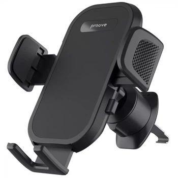 Автодержатель для телефона Proove Longway Silicone Air Outlet Car Mount Black