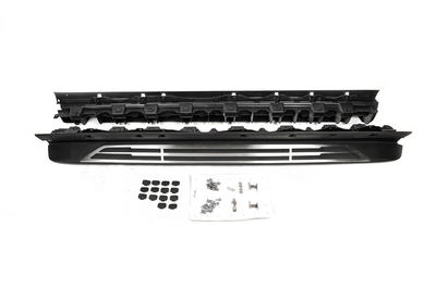 Бічні алюмінієві підніжки OEM Xukey YH-H-059 для Toyota Highlander 2019 + 2шт Чорний