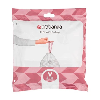 Пакеты для мусора Brabantia V 2-3 л 40 шт 100253 (00801161)