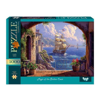 Пазли Danko Toys 1000 елементів C1000-13-02 Magic of the Sicilian Coast