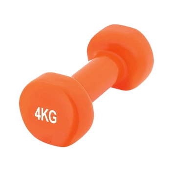 Гантель виниловая PowerPlay 4125 Achilles 4 кг оранжевая 1 шт (PP_4125_4kg)