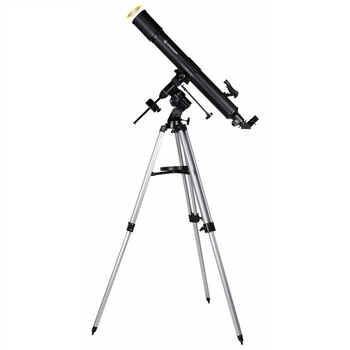 Телескоп Bresser Quasar 80/900 EQ Refractor Solar Carbon с солнечным фильтром и адаптером для смартфона