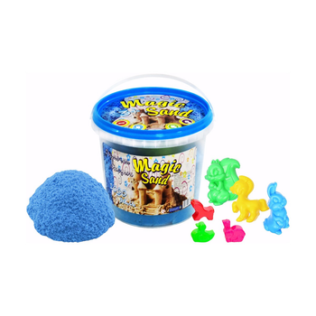 Кінетичний пісок Strateg Magic Sand блакитний у відрі 1 кг (372-2) 3832946