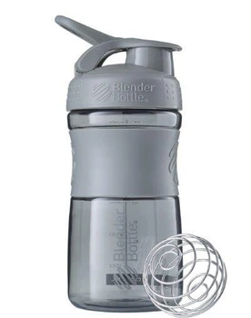 Спортивний шейкер BlenderBottle SportMixer Flip сірий 590 мл (SM 20oz Grey)