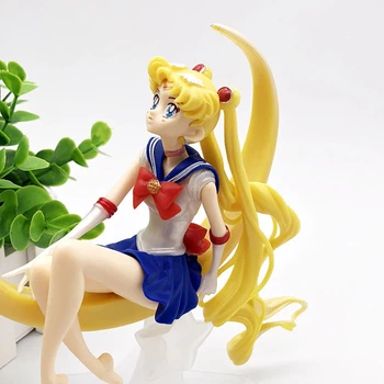 Аниме фигурка Sailor Moon на Луне RESTEQ. Статуэтка Сейлор Мун 15.5 см. Фигурка Усаги Цукино 4912367