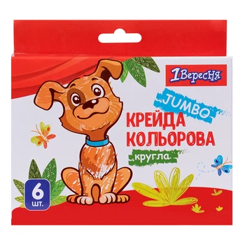 Мел цветной круглый Yes Zoo Land 400440 6 цветов 4918996